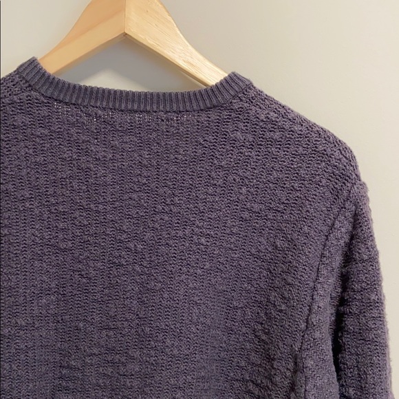 Frank and Oak Crewneck Sweater Navy - Picture 6 of 9